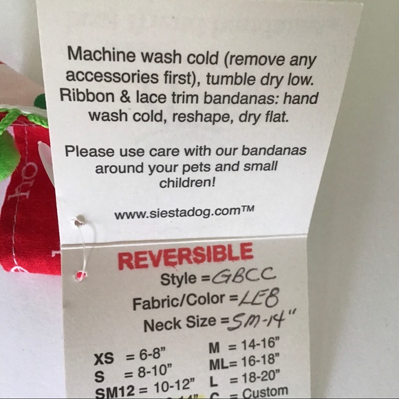 CHRISTMAS DOG CAT BANDANA SMALL NWT - Picture 9 of 12